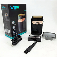 Бритва для бороди електронна, Бездротова машинка для стрижки бороди та тіла (З 2 насадками), OLN