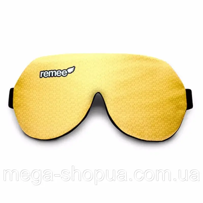 Маска для усвідомлених сновидінь Remee. Пов'язка для сну та відпочинку. Розумна нічна маска Жовта