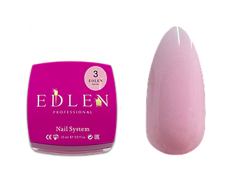 Полігель Edlen Poly gel No03, 15 мл (молочно-рожевий)