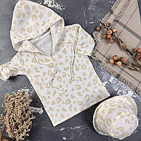 Комплект туніка + панамка муслін muslin cotton BEWARM Лео