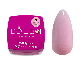 Полігель Edlen Poly gel No03, 30 мл (молочно-рожевий)