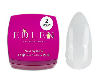 Полігель Edlen Poly gel No02, 50 мл (молочний)