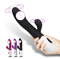 Вібратор силіконовий G-Spot C147B-CE 30 режимів, акумуляторний, чорний