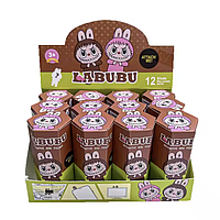 Іграшка-сюрприз герої-липучка Лабубу (LABUBU) у коробці, асортимент (FM-7081)