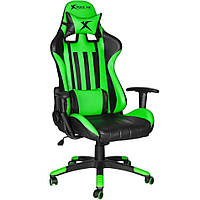 Крісло ігрове XTRIKE ME Advanced Gaming Chair GC-905, 50мм, чорно-зелене (GC-905GN)