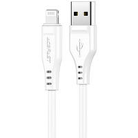 Кабель USB 2.0 USB-A to Lighting, 1,2 м, 2,4A, TPE C3-02 White Acefast (6974316280835)