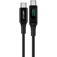 Кабель USB 2.0 USB-C to USB-C, 2 м, 100W, 5.0A, with display, C6-03 Acefast (6974316281054)