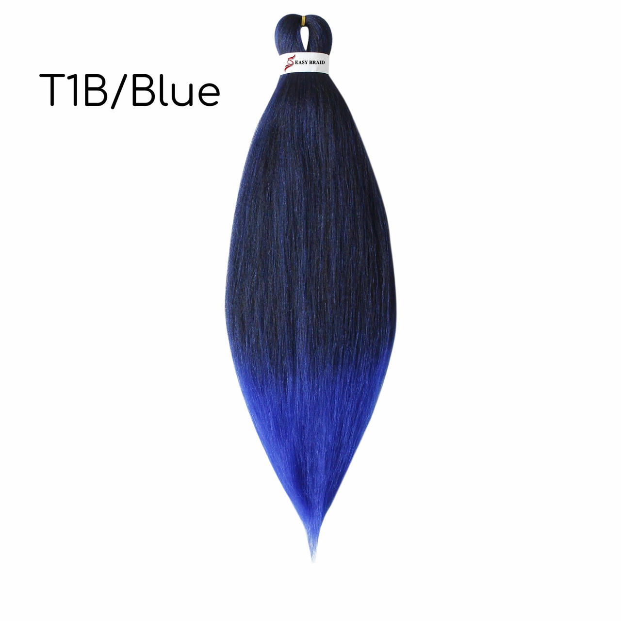 Канекалон омбре Easy Braid Т1В/Blue омбре чорно-синій, фото 1