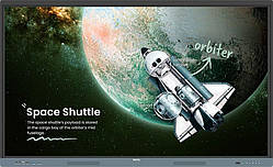 Інтерактивна панель 75" BenQ RE7504, IPS, UHD, 64Гб, колонки, кріплення, чорна