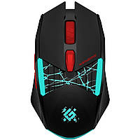 Мишка Defender Horrodine GM-237, бездротова, ігрова, 6кн., 3200 dpi., 320 mAh, чорна