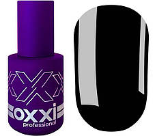 Гель-лак OXXI Professional BLACKBERRY (щільний чорний), 10 мл