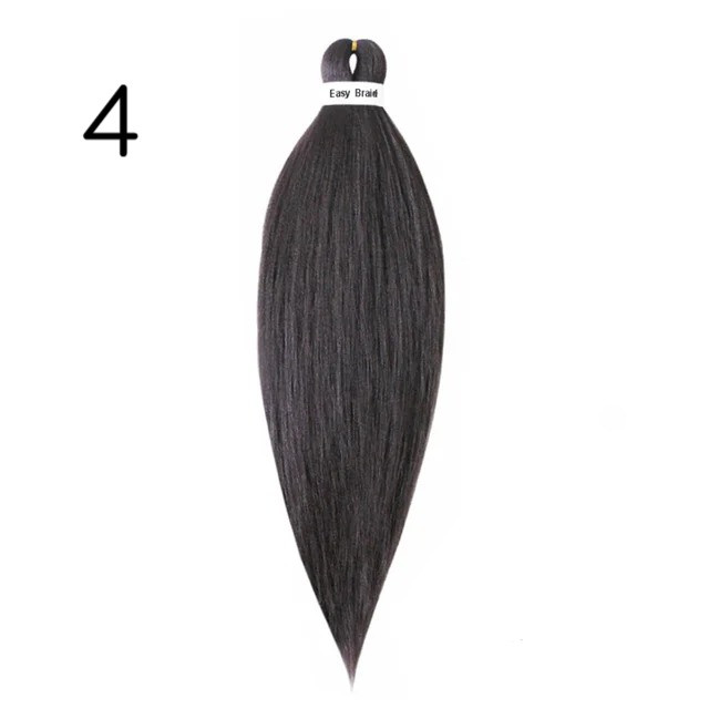 Канекалон однотонний Easy Braid 4 коричневий гіркий шоколад, фото 1