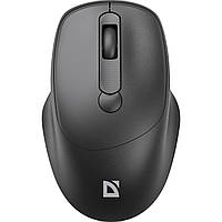 Мишка Defender Feam MM-296, бездротова, 4кн. до 1600 dpi, безшумна, чорна