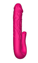 Реалістичний вібратор-ділдо з 10 режимами вібрації та 3 режимами лизання Realistic Tongue Stimulating Vibrator, фото 5