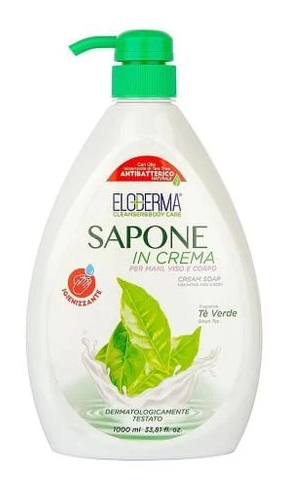 Рідке антибактеріальне крем-мило Eloderma Green Tea 1л 8059602241542