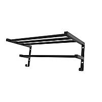 Полиця настінна HF Sheffield 520x256 (настінна) black mat