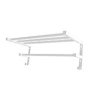 Полиця настінна HF Sheffield 520x256 (настінна) white mat