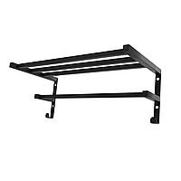 Полиця настінна HF Sheffield square 520x256 (настінна) black mat