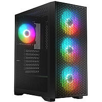 Корпус LogicConcept DART PRO ARGB MIDI BLACK MESH fans 4x120mm без БЖ ATX