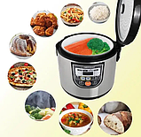 Мультиварка електрична 5 л Esperanza EKG011 антипригарна чаша 12 програм таймер LED-дисплей, фото 5