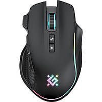 Мишка Defender Thunder GM-213, бездротова, ігрова, 8кн., 1600 dpi., 400 mAh, чорна (52213)