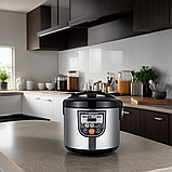 Мультиварка електрична 5 л Esperanza EKG011 антипригарна чаша 12 програм таймер LED-дисплей, фото 9