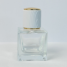 Флакон Cube 30 ml з кришкою Elara White Gold