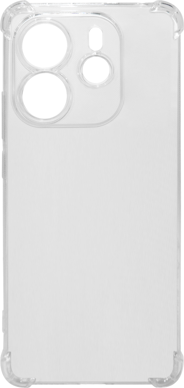 Силікон Xiaomi Redmi Note 14 4G white clear Antishock (Global)