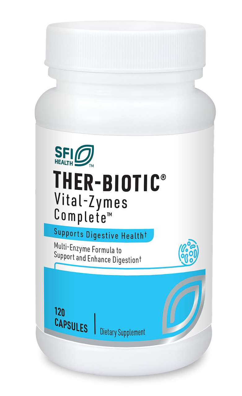 Klaire labs / SFI Health Vital-Zymes Complete / Вітал Зімс компліт ферменти 120 капс BX098, фото 1