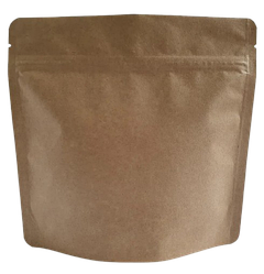 Пакет Дой-пак 200*190 дно (36+36) крафт метал