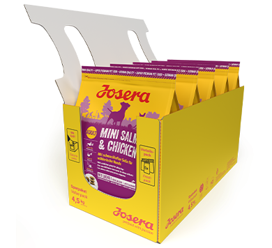 Сухий корм для собак малих порід Josera (Йозера ) Mini Salmon & Chicken з лососем та куркою (5*900 гр)