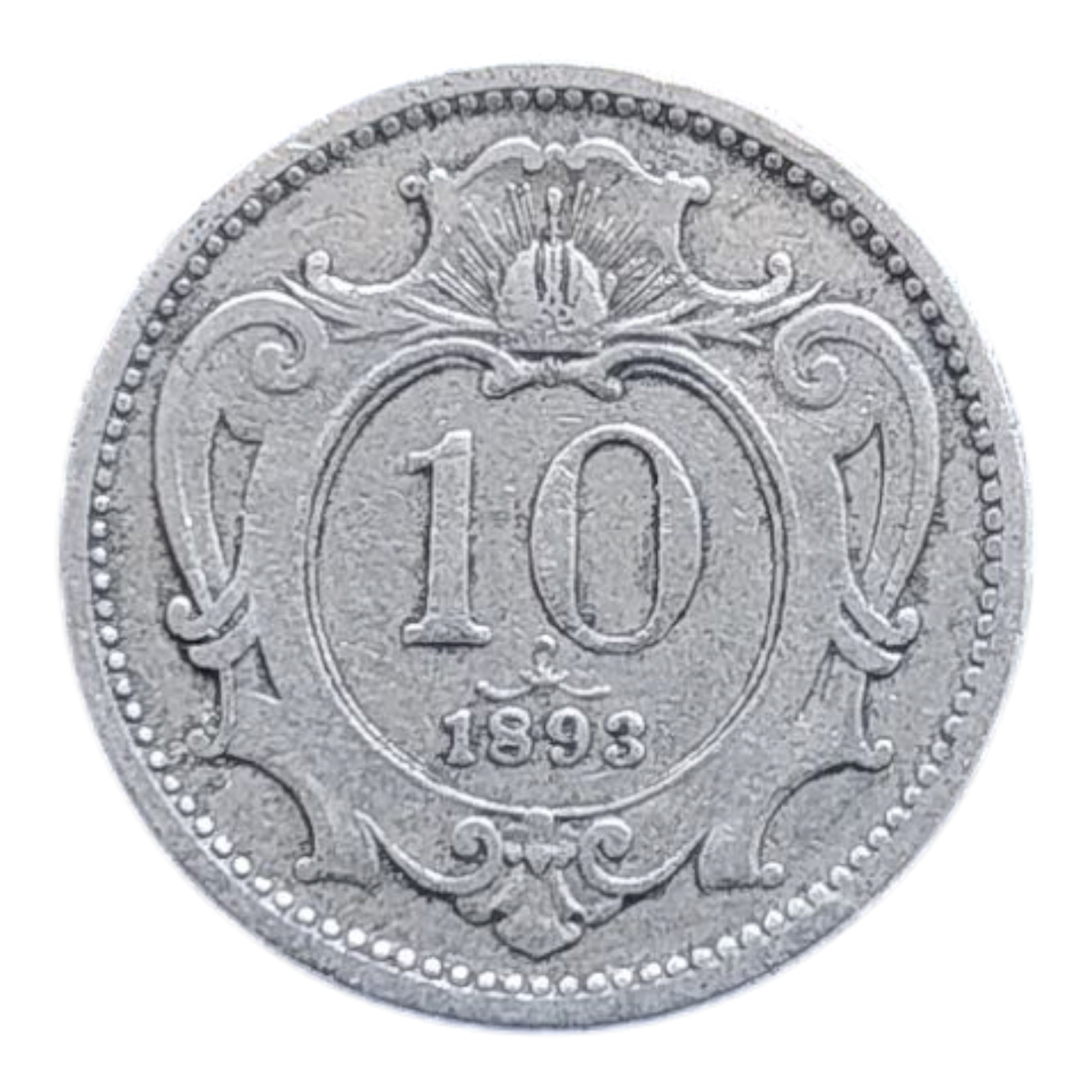 Австрія 10 гелерів, 1893