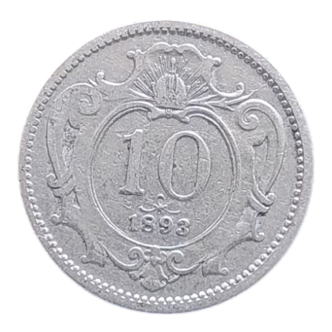 Австрія 10 гелерів, 1893