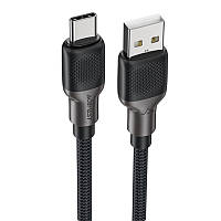 Кабель USB 2.0 USB-A to USB-C, 1,2 м, 3.0A, silicone braid C10-04 Acefast (6974316283126)