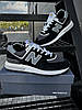 Чоловічі кросівки New Balance 574 black/white чорно-білі Нью Беланс замша текстиль весна літо Nb Legacy, фото 4