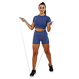 Скакалка для кросфіту з підшипником та сталевим тросом PROESCE FI-1945 3 м, фото 9