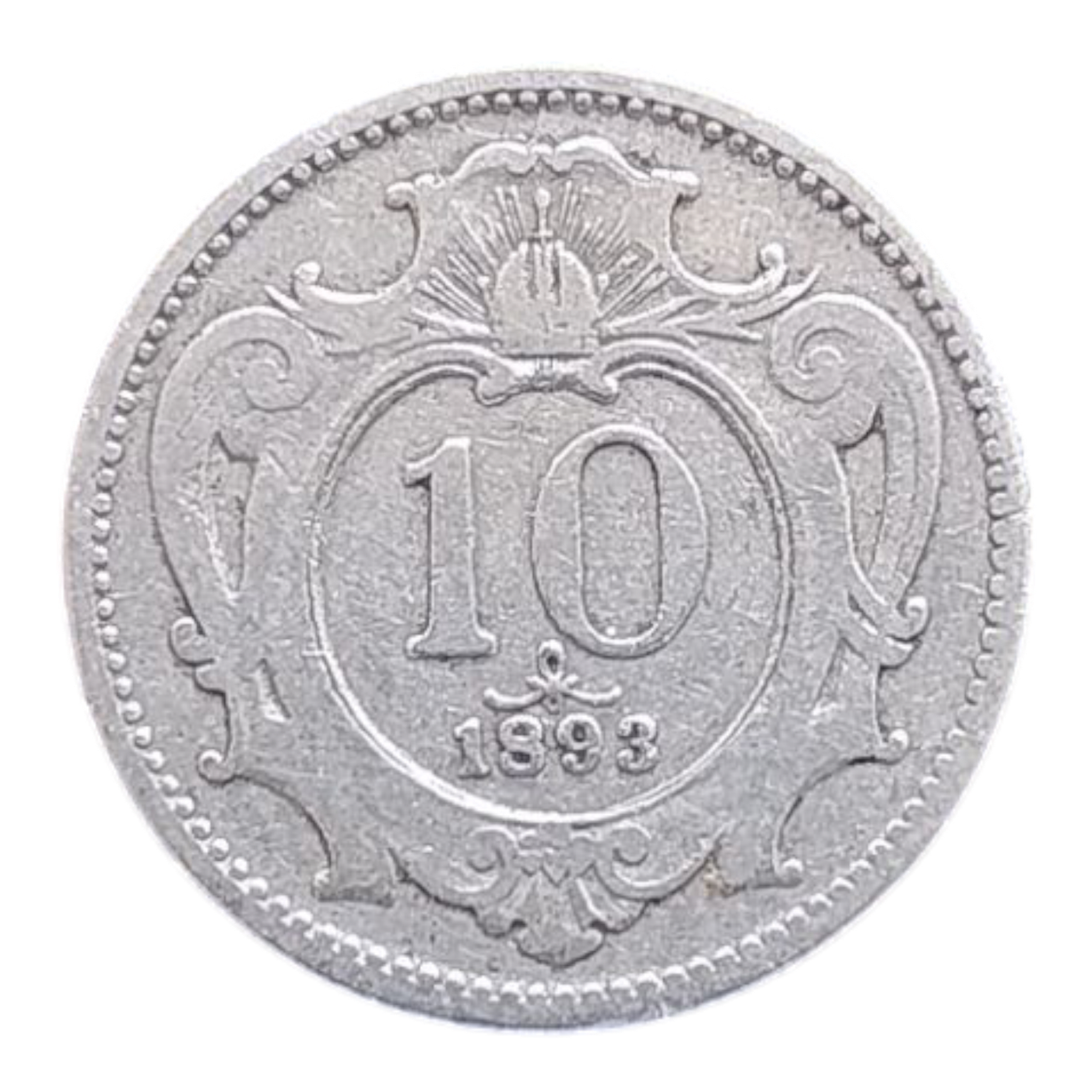 Австрія 10 гелерів, 1893