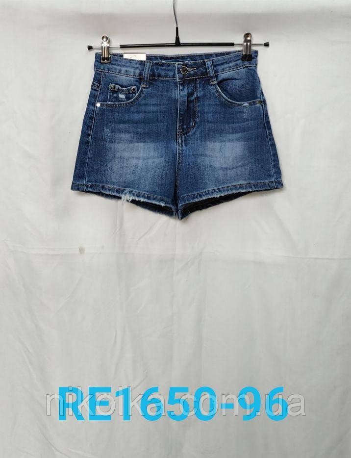 Шорти джинсові жіночі оптом, 26-32 рр., арт. Si-RE1650-96, фото 1