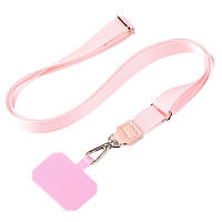 Шнурок широкий (2см) 140см Pink