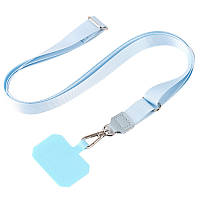 Шнурок широкий (2см) 140см Sky Blue