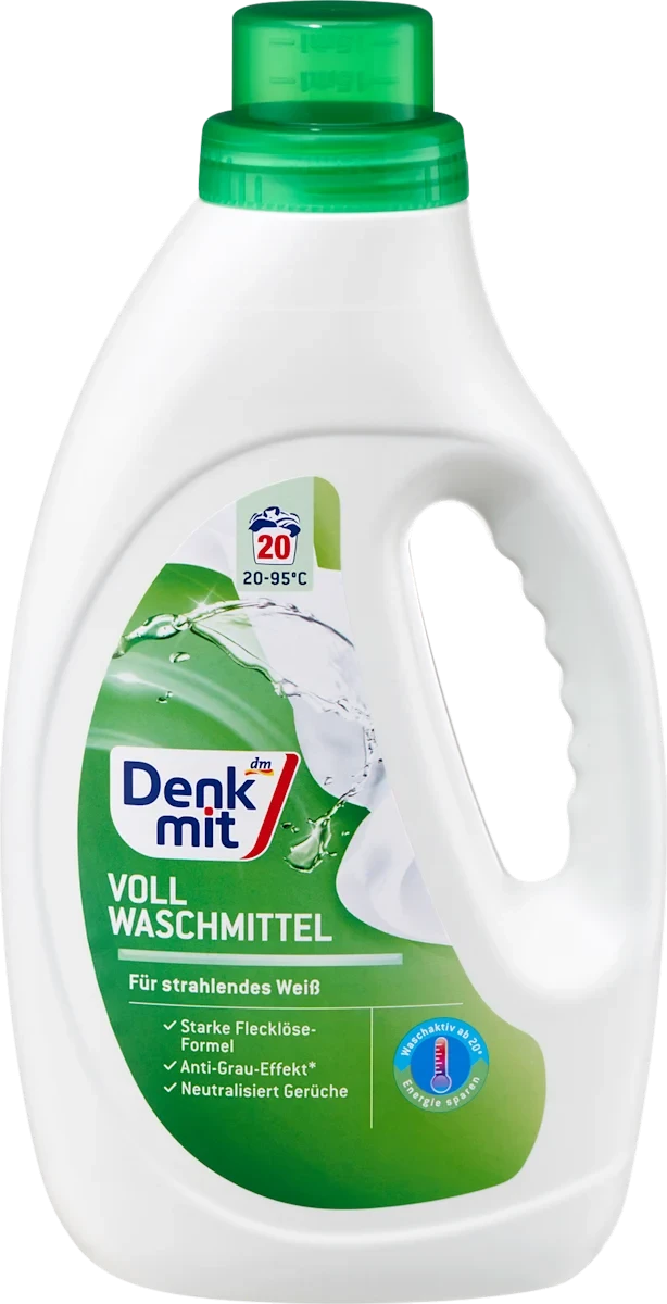 Гель для прання Denkmit Vollwaschmittel, 1,1 L.