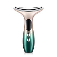 Масажер для шиї та обличчя з LED-світлом і мікрострумом