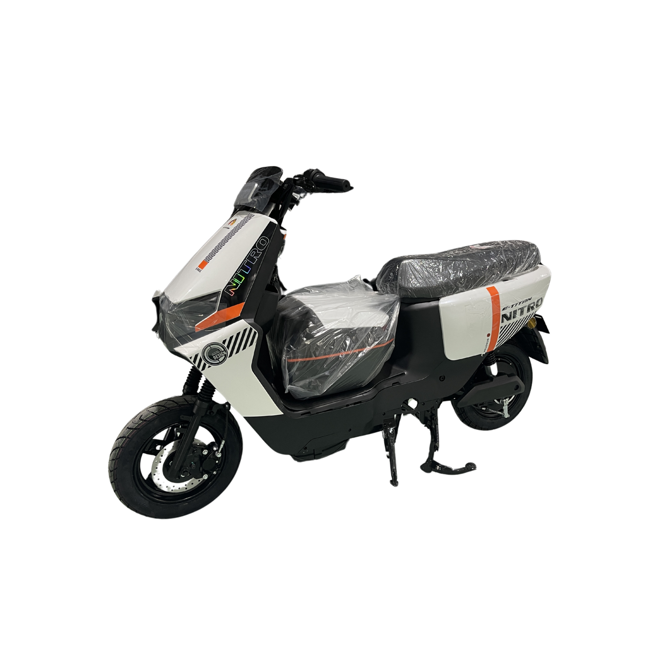 Електроскутер E-Titan Nitro 10" Чорно-білий