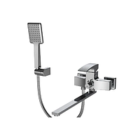 Змішувач для ванни з довгим виливом Koer KB-42007-01 Хром Латунний змішувач для ванної