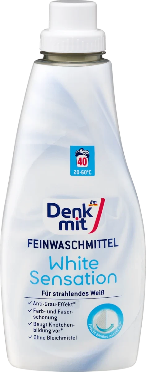 Засіб для прання білої білизни Denkmit White Sensation, 1 L