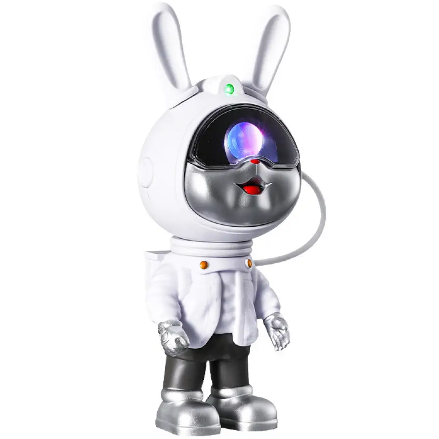 Проектор зіркового неба нічник Rabbit Star K2306 з пультом Білий 45661