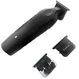Тример для окантовки та бороди Kemei KM-2299 Total Black, фото 4