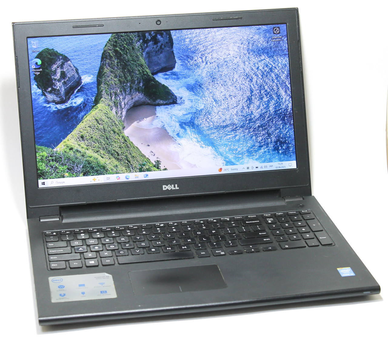 Dell Inspiron 15 3543 15.6" core i3 (5Gen) 8Gb DDR3 + 1Tb HDD Win10