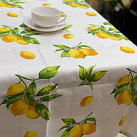 Скатертина водовідштовхуюча 120х170см Лімон прямокутна