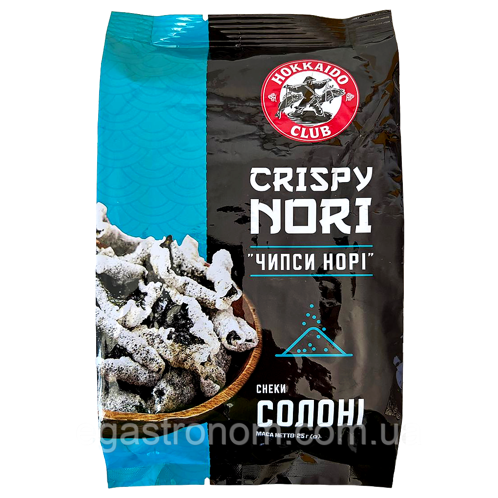 Чипси норі солоні Хоккайдо Hokkaido 25g 12шт/ящ (Код: 00-00017790)